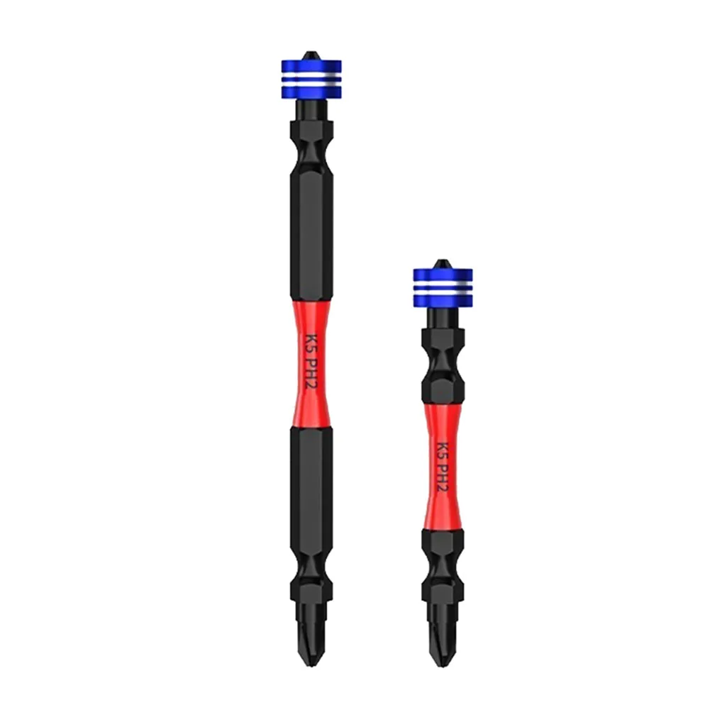 Magnetic Screwdriver Bit Double Head Hex Shank PH2 Type Flexible and Convenient Operation Long Service Life Black Red
Magnetic Screwdriver Bit Double Head Hex Shank PH2 Type Flexible and Convenient Operation Long Service Life Black Red