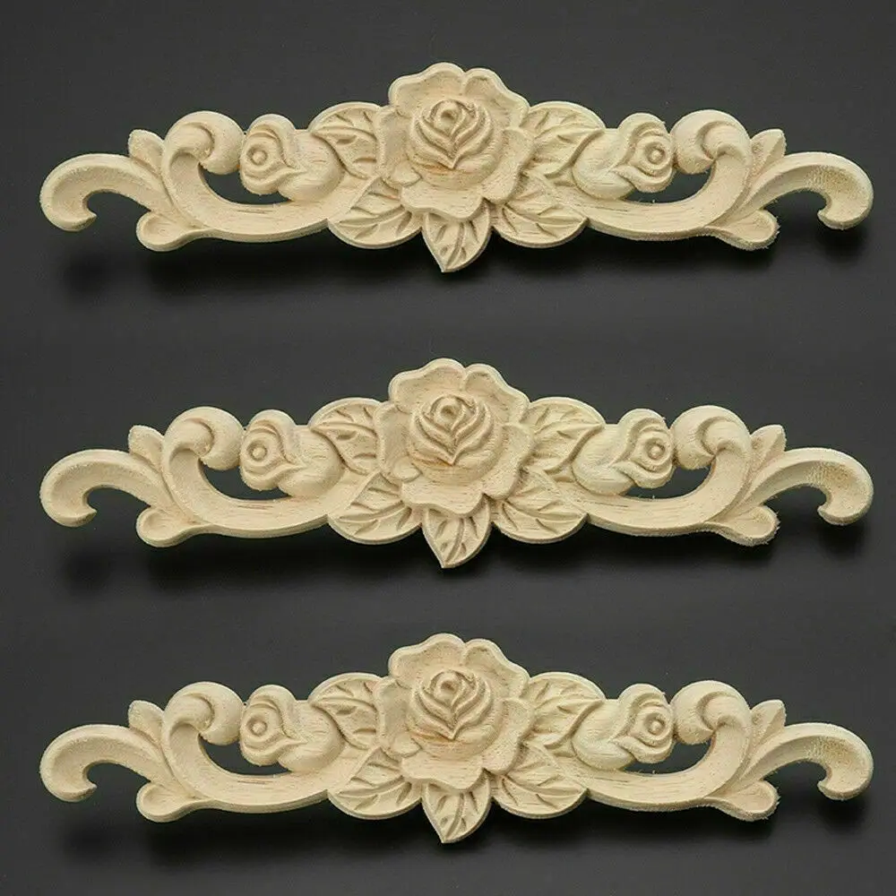 Decorative Wood Carved Onlay Appliques Furniture Decor DIY Decorative Wood Carved Onlay Appliques for Bed Door Cabinet Wardrobe
Decorative Wood Carved Onlay Appliques Furniture Decor DIY Decorative Wood Carved Onlay Appliques for Bed Door Cabinet Wardrobe