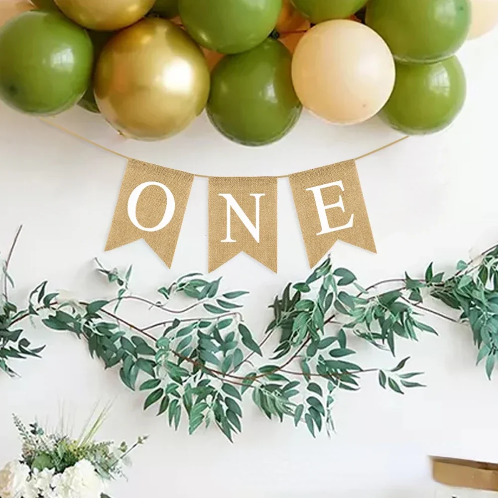 Baby Shower Supplies Burlap ONE Garland First Birthday Party Favors Highchair Fishtail Flag
Baby Shower Supplies Burlap ONE Garland First Birthday Party Favors Highchair Fishtail Flag