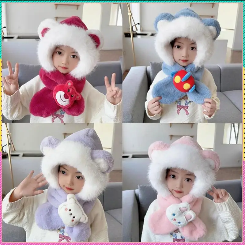 Disney Anime Plush Lotso Strawberry Bear New Hat Scarf Cartoon Cute Link Hat Scarf Child Kawaii Winter Birthday Christmas Gift
Disney Anime Plush Lotso Strawberry Bear New Hat Scarf Cartoon Cute Link Hat Scarf Child Kawaii Winter Birthday Christmas Gift