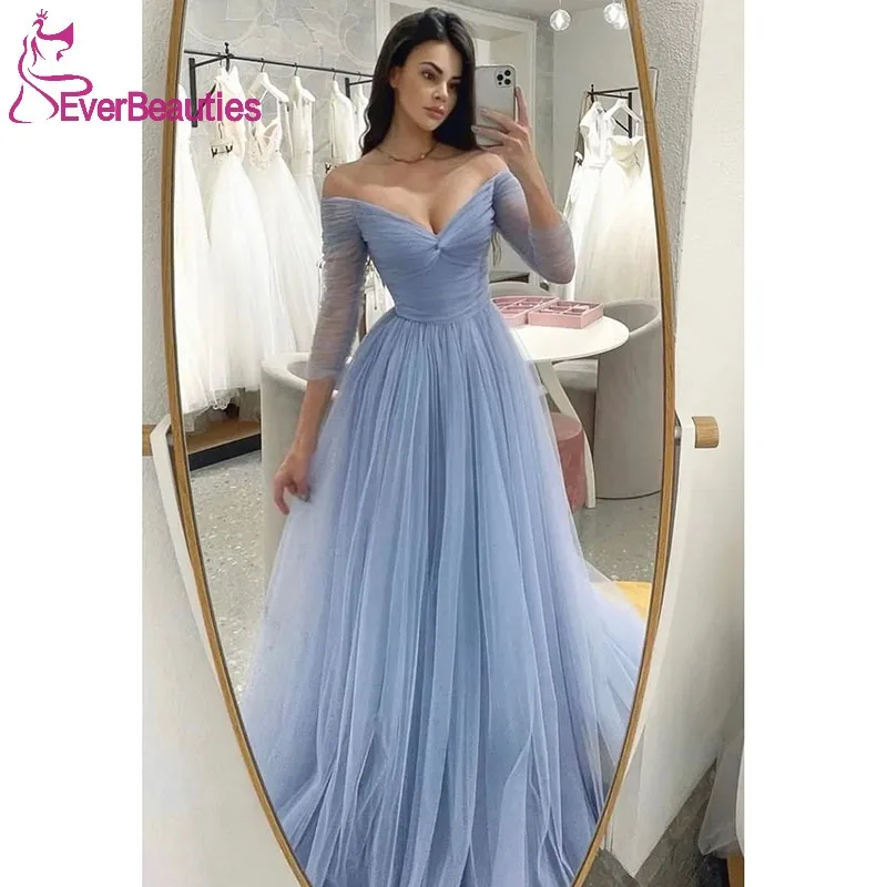 Tulle Long Prom Dresses for Women 2023 Long Sleeves Vestidos De Fiesta Elegantes Para Mujer Evening Formal Party Dress
Tulle Long Prom Dresses for Women 2023 Long Sleeves Vestidos De Fiesta Elegantes Para Mujer Evening Formal Party Dress