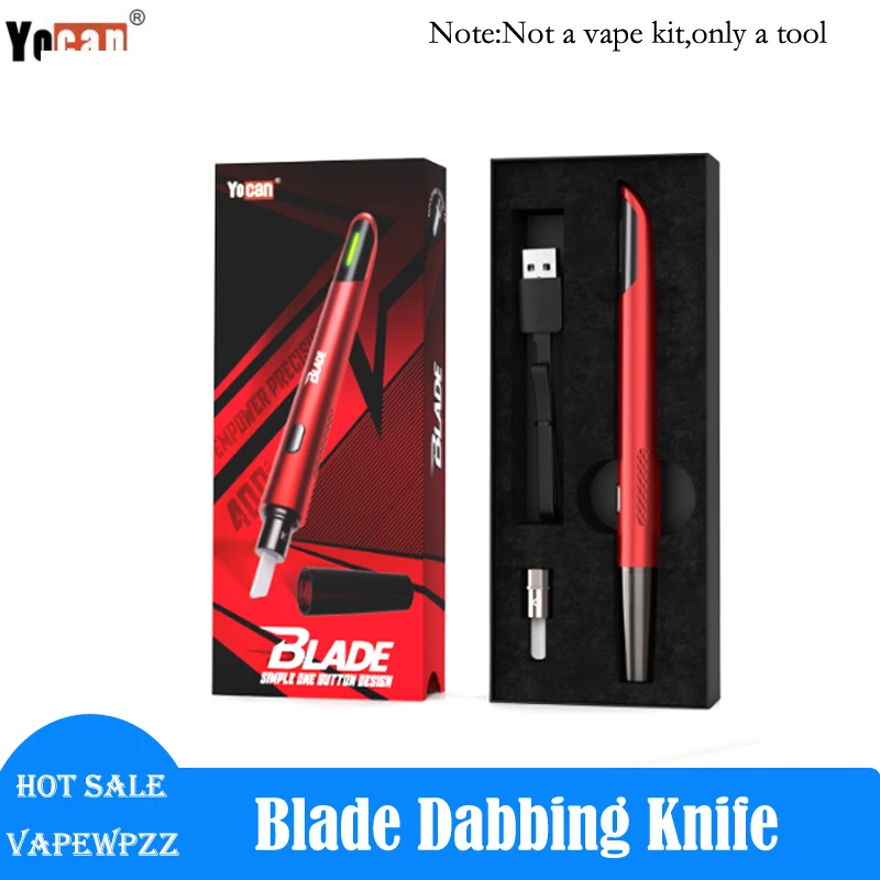 Original Yocan Blade Knife Heating Tool K1 K2 Replaceable Ceramic Tips 400mah Battery Pen Three Voltage Good Device for Wax Vape
Original Yocan Blade Knife Heating Tool K1 K2 Replaceable Ceramic Tips 400mah Battery Pen Three Voltage Good Device for Wax Vape