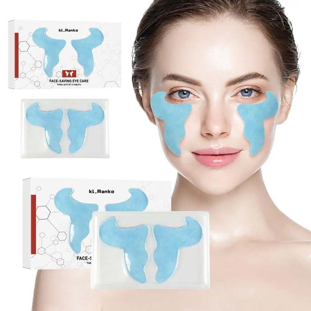 

Hydrolyzed Collagen Eye Mask 3 Pair Collagen Soluble Film Eye Patches with Hyaluronic Acid Ingredient Anti Aging Brighten