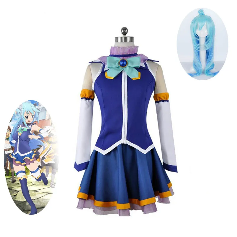 NEW God's Blessing on this Wonderful World Aqua Tops Dress Uniform Outfit Anime Cosplay Costumes
NEW God's Blessing on this Wonderful World Aqua Tops Dress Uniform Outfit Anime Cosplay Costumes