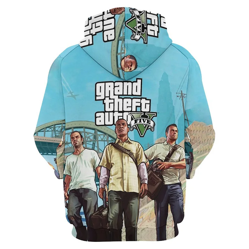 Grand Theft Auto Graphic Hoodie Men Clothing 3D Game GTA Printed New in Hoodies Women Harajuku Fashion y2k Pullover Hooded Hoody 
Grand Theft Auto Graphic Hoodie Men Clothing 3D Game GTA Printed New in Hoodies Women Harajuku Fashion y2k Pullover Hooded Hoody
