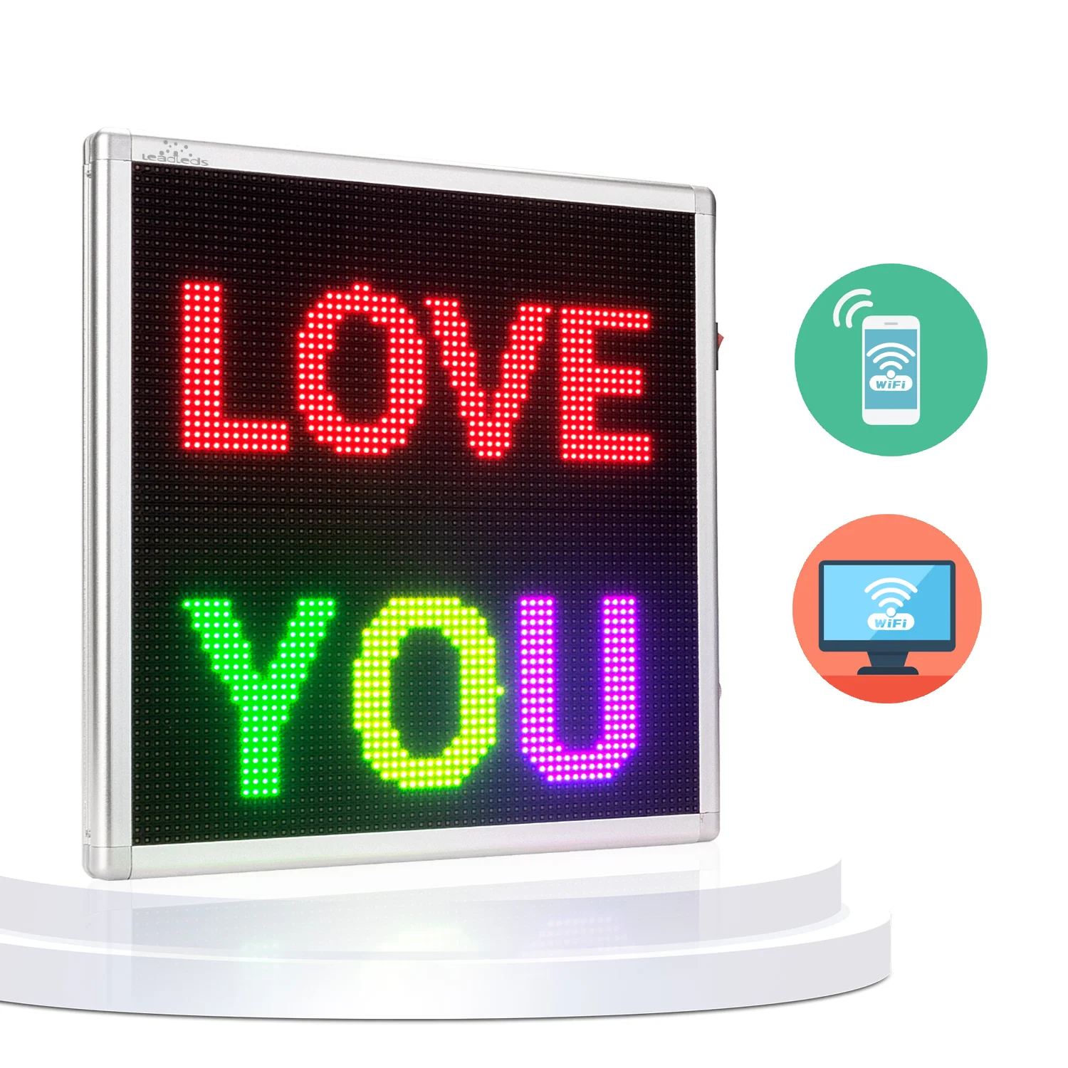 P4 Led Screen Advertising RGB Smart App Programmable Scrolling Message for Promotion Announcement /Car Window with Power Button
P4 Led Screen Advertising RGB Smart App Programmable Scrolling Message for Promotion Announcement /Car Window with Power Button