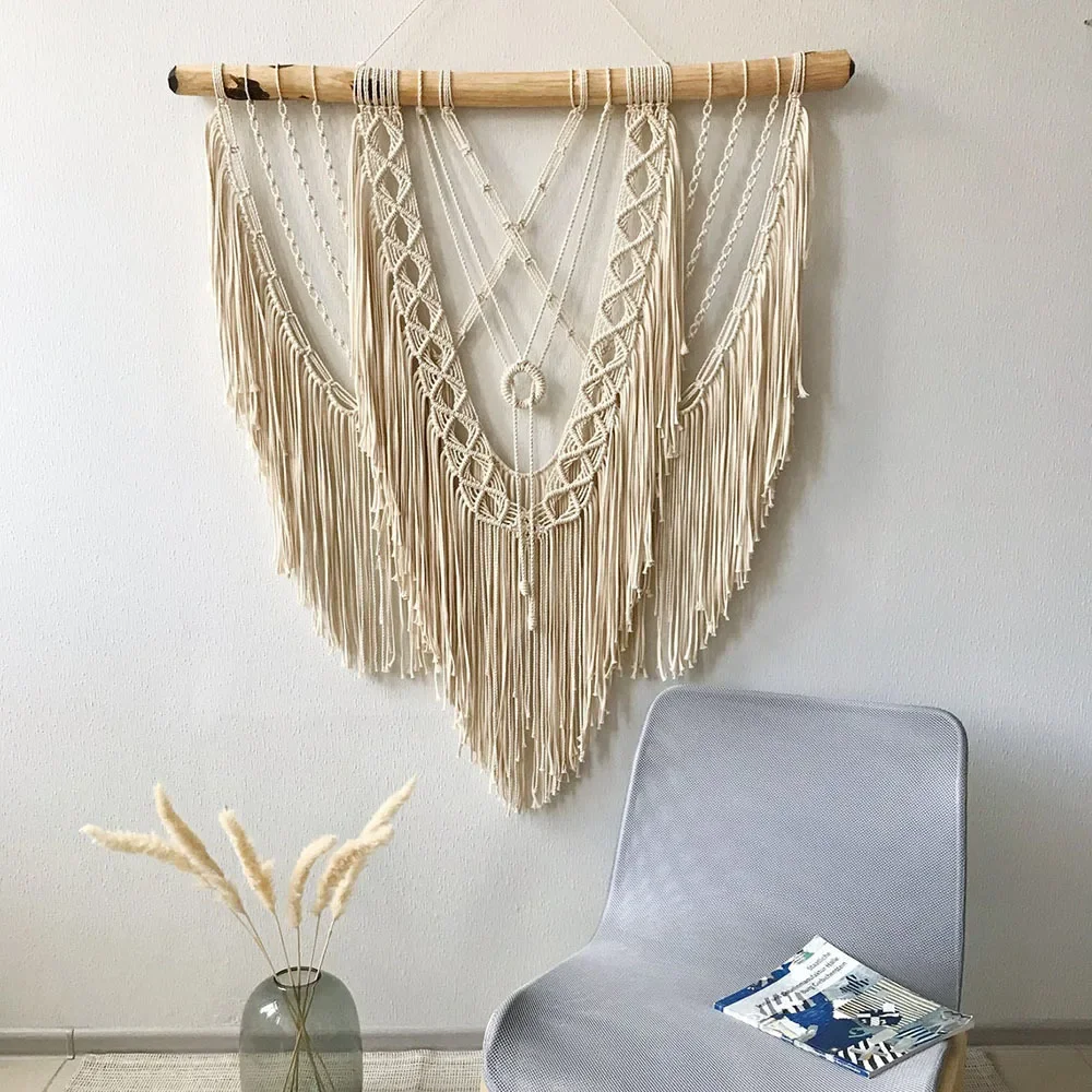 Boho Tassel Wall Tapestry Hand-Woven Home Decor 5 Sa87d3fd060864136a1cb837ad608bcf0k