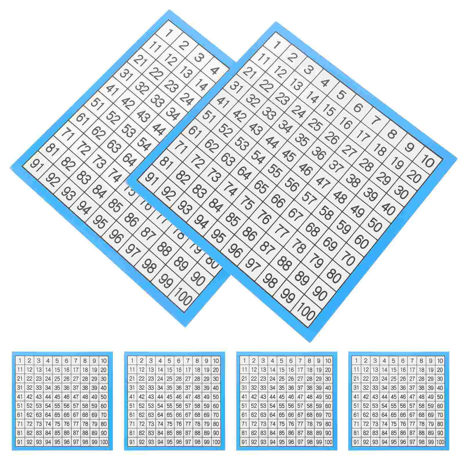 10 Sheets Board Hundreds Chart for Classroom Digital Table School Supplies
10 Sheets Board Hundreds Chart for Classroom Digital Table School Supplies
