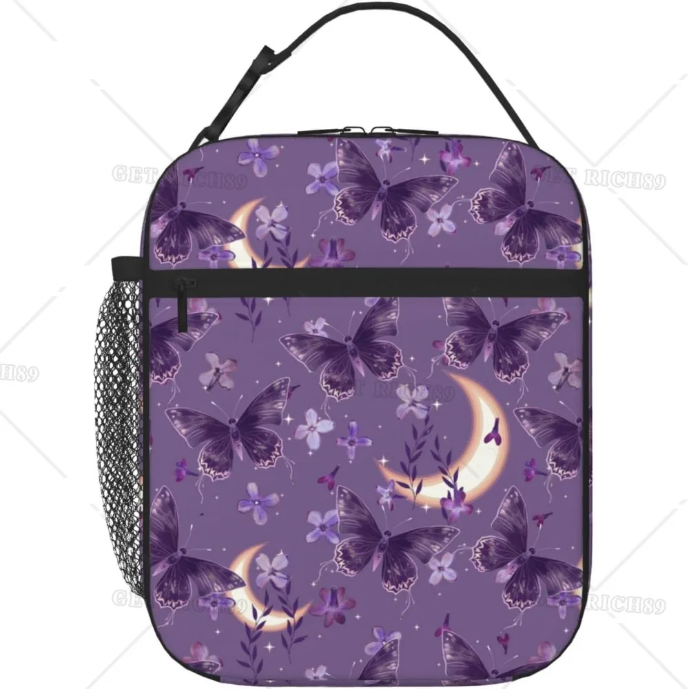 Insulated Purple Butterfly Lunch Bag - Reusable Cooler Tote for Women/Men - Waterproof & Leakproof - Lunch Box for Picnic Office
Insulated Purple Butterfly Lunch Bag - Reusable Cooler Tote for Women/Men - Waterproof & Leakproof - Lunch Box for Picnic Office
