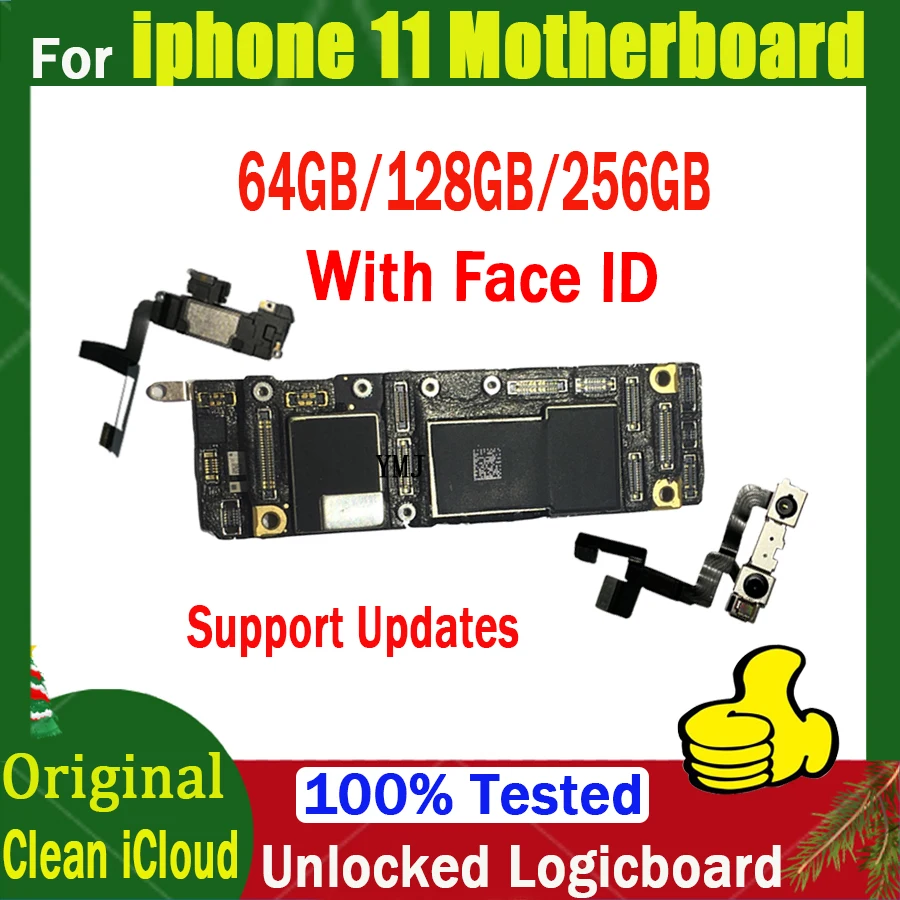 With IOS System For IPhone 11 Motherboard With Full Chips Original Unlocked Free iCloud Logic Board No ID Account 64GB 128GB
With IOS System For IPhone 11 Motherboard With Full Chips Original Unlocked Free iCloud Logic Board No ID Account 64GB 128GB