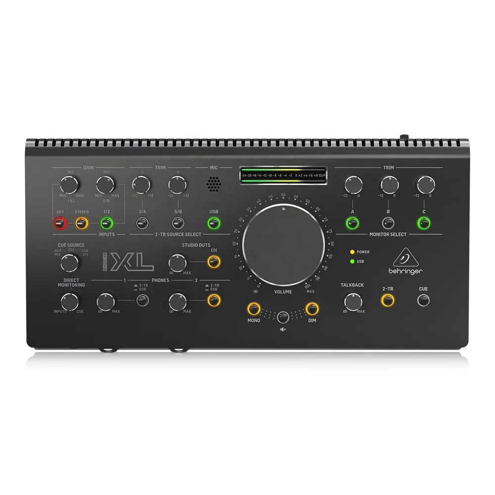 

Behringer Studio XL Controller With USB Audio Interface & Midas Mic Preamps Studio Pa System Music Equipment