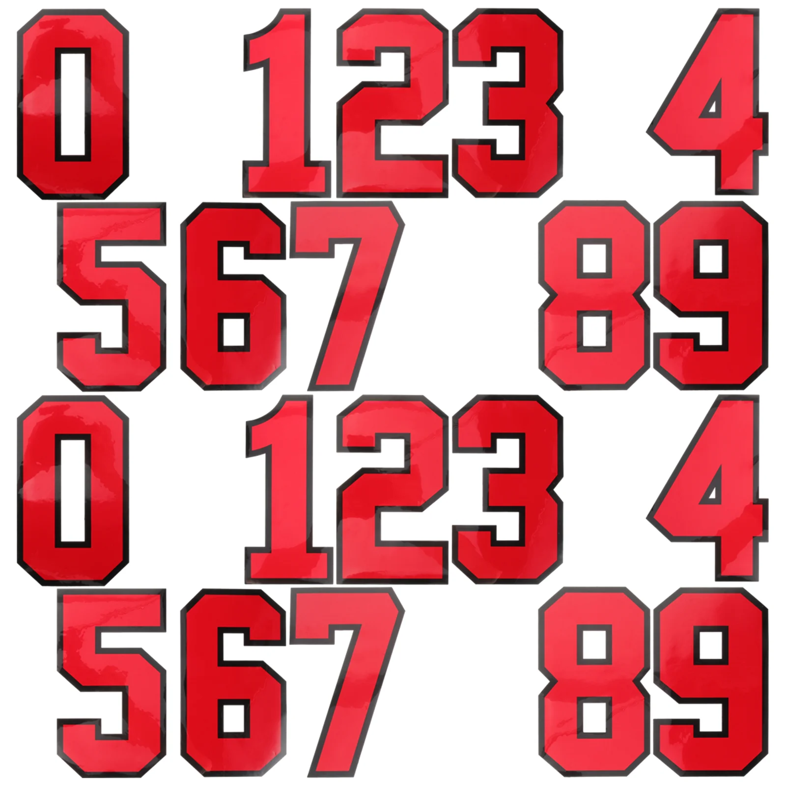 20 Pcs Number Embroidered Appliques Soccer Jersey Accessory Patches Suitcase Decor Decorative Hat Sewing Jacket Clothing
20 Pcs Number Embroidered Appliques Soccer Jersey Accessory Patches Suitcase Decor Decorative Hat Sewing Jacket Clothing