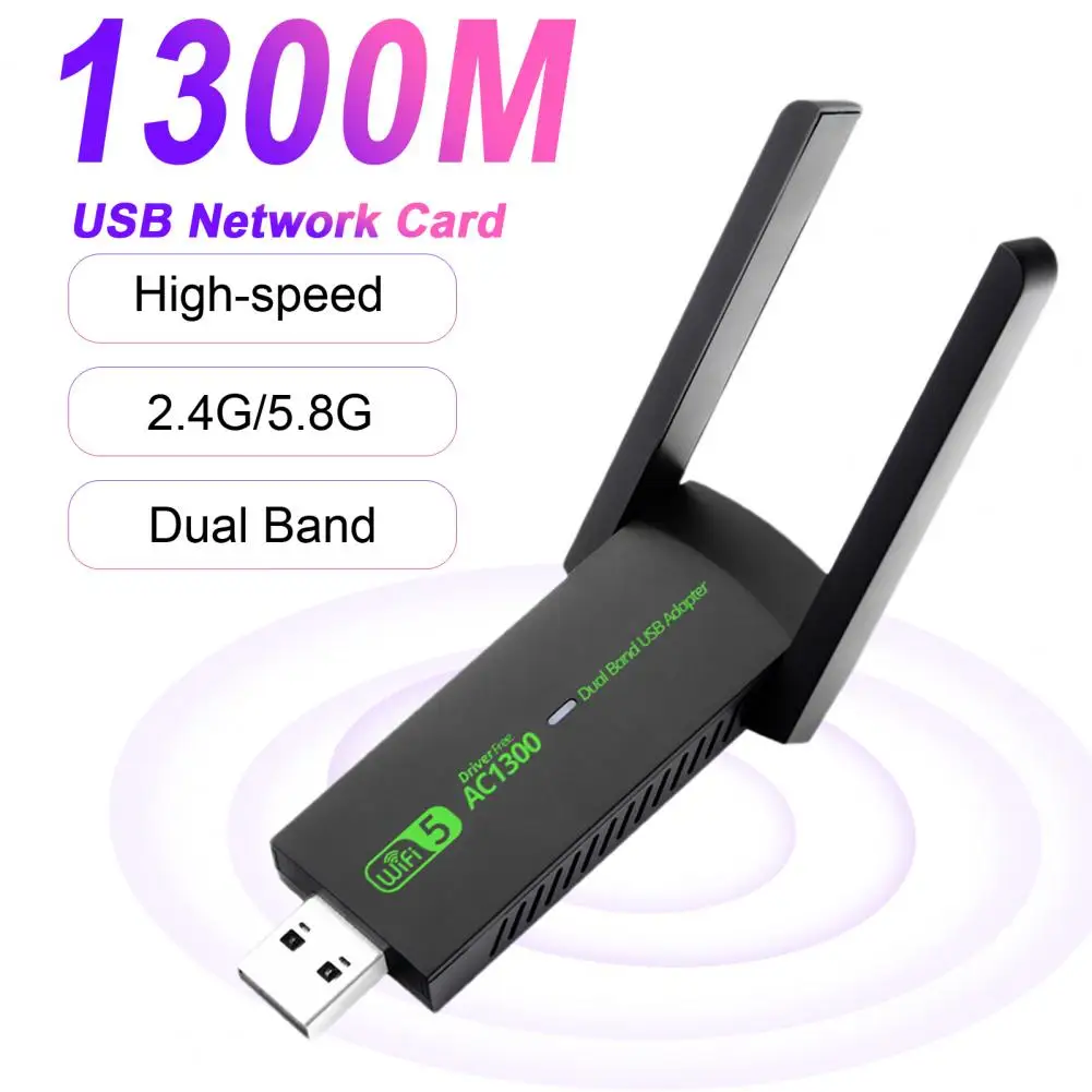 WiFi Bluetooth Wireless Network Card USB 3.0 1300M 802.11ac Adapter AC1300 With Antenna For Laptop PC Mini Dongle
WiFi Bluetooth Wireless Network Card USB 3.0 1300M 802.11ac Adapter AC1300 With Antenna For Laptop PC Mini Dongle