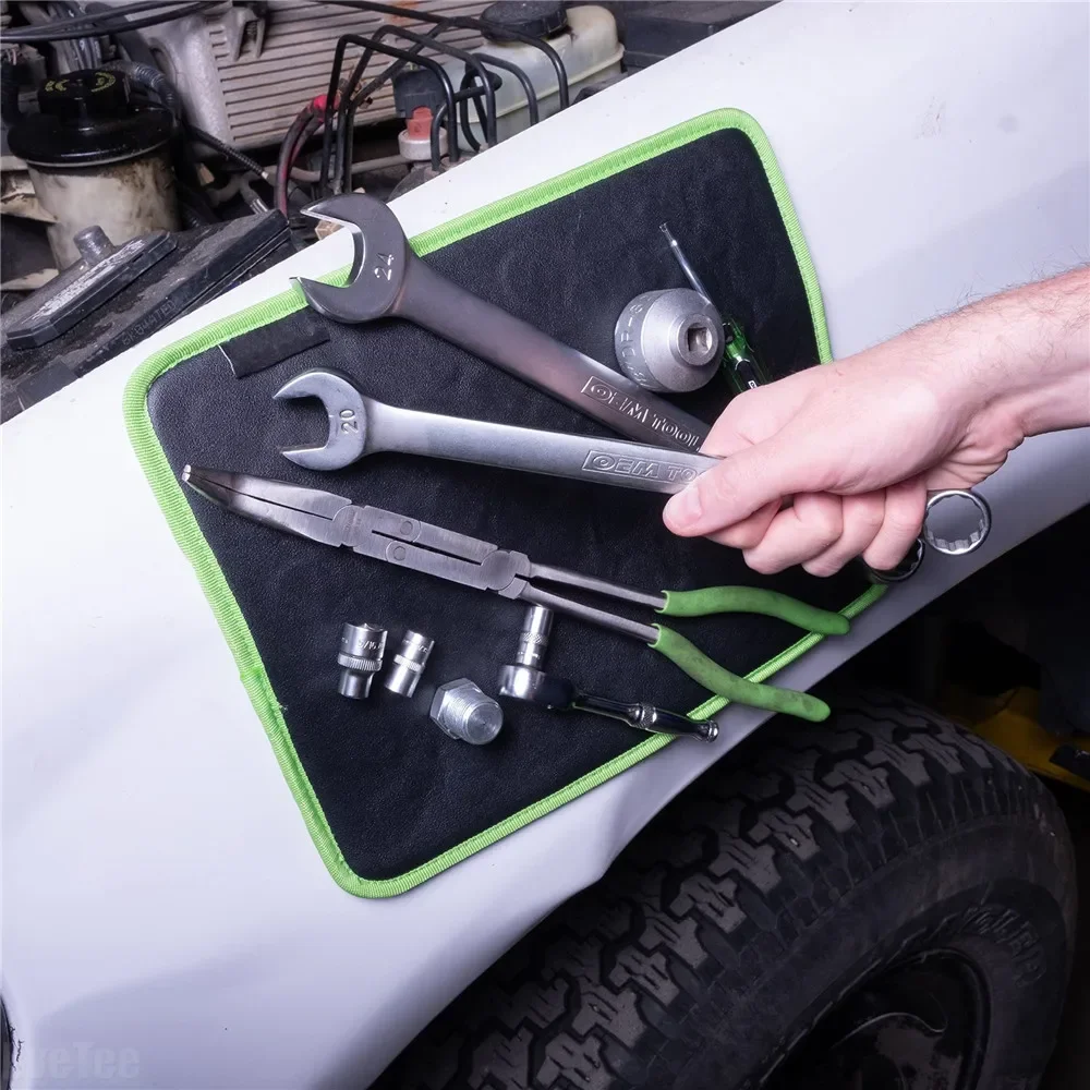 Magnetic Tool Pad Flexible Tool Holder Mat Mechanic Trays Portable Organizer and Storage for Screws Wrenches Strong Magnets
Magnetic Tool Pad Flexible Tool Holder Mat Mechanic Trays Portable Organizer and Storage for Screws Wrenches Strong Magnets