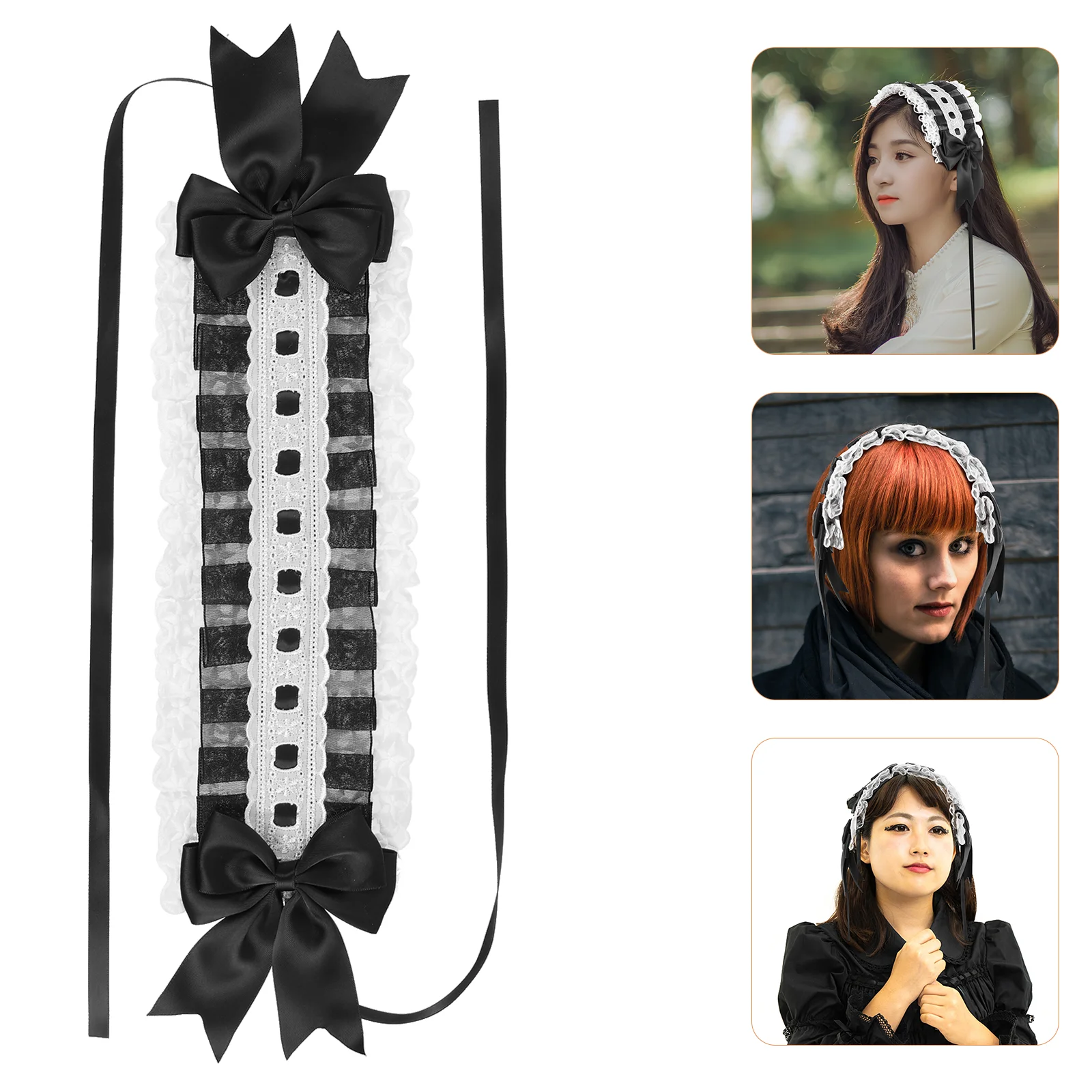 Lolita Hair Accessories Cosplay Headbands Hairpin Ornament Girls Headdress Lace Headpiece Adorable Hairband for
Lolita Hair Accessories Cosplay Headbands Hairpin Ornament Girls Headdress Lace Headpiece Adorable Hairband for