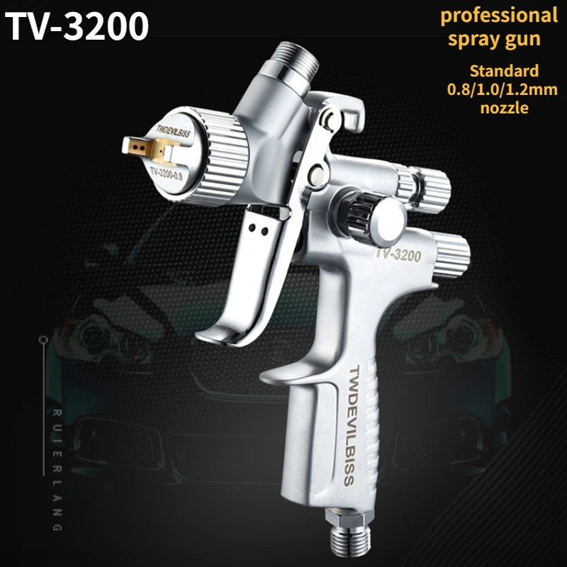 Mini TV-3200 Pneumatic Spray Gun HVLP Professional Repair Spray Gun 0.8/1.0/1.2mm Nozzle Paint Brush 200cc Mixing Spray Bottle
Mini TV-3200 Pneumatic Spray Gun HVLP Professional Repair Spray Gun 0.8/1.0/1.2mm Nozzle Paint Brush 200cc Mixing Spray Bottle
