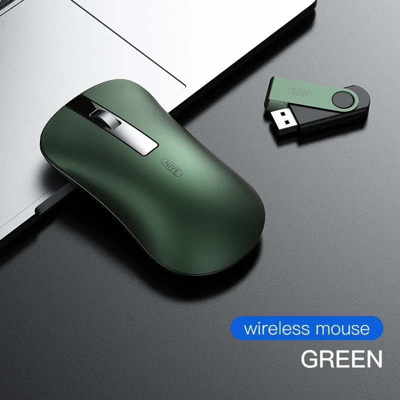 

Wireless Bluetooth Mouse Computer Silent Mause Battery Rechargeable 2.4G USB Optical Mice For Macbook Laptop PC Ergonomic Mouse