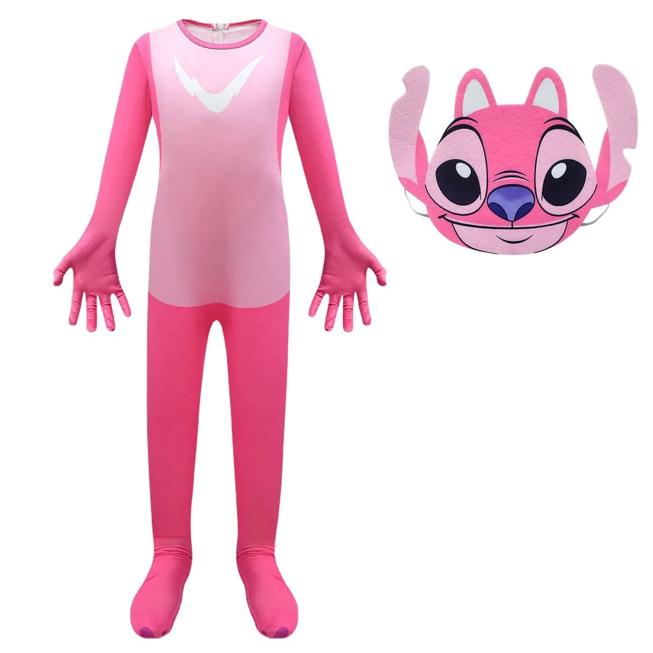 Stitching Liloes Cosplay Costume with Mask Boys Girls Bodysuit Halloween Fancy Jumpsuits
Stitching Liloes Cosplay Costume with Mask Boys Girls Bodysuit Halloween Fancy Jumpsuits