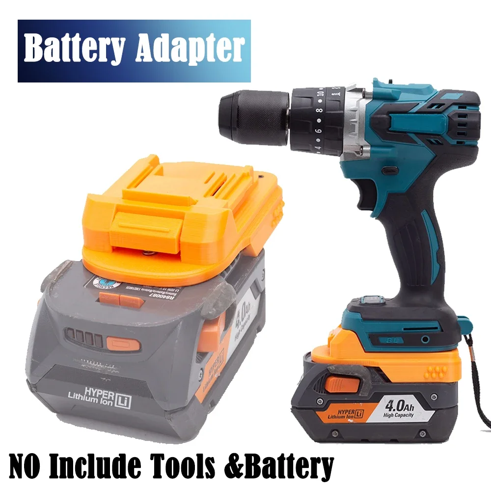

For Ridgid AEG Lithium Battery Converts Adapter to For Makita 18V Power Drill Tool Accessories (Battery not included)