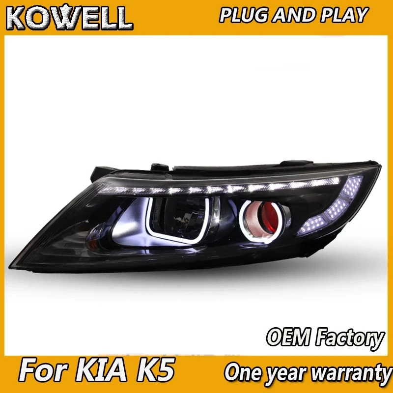 KOWELL Car Styling for Kia Optima K5 Headlight 2014 2015 Optima Headlight DRL Turn Signal Low High Beam Projector Lens
KOWELL Car Styling for Kia Optima K5 Headlight 2014 2015 Optima Headlight DRL Turn Signal Low High Beam Projector Lens