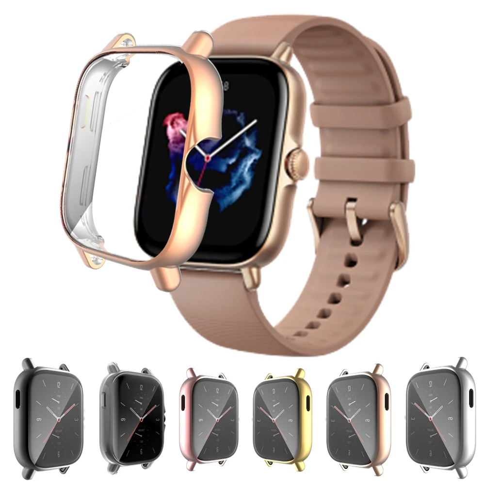 Protective Cover For Huami Amazfit GTS 3 2 2e Smart Watch Protection Case Shell For Amazfit GTS3/4 Full Screen Protector Sleeve
Protective Cover For Huami Amazfit GTS 3 2 2e Smart Watch Protection Case Shell For Amazfit GTS3/4 Full Screen Protector Sleeve