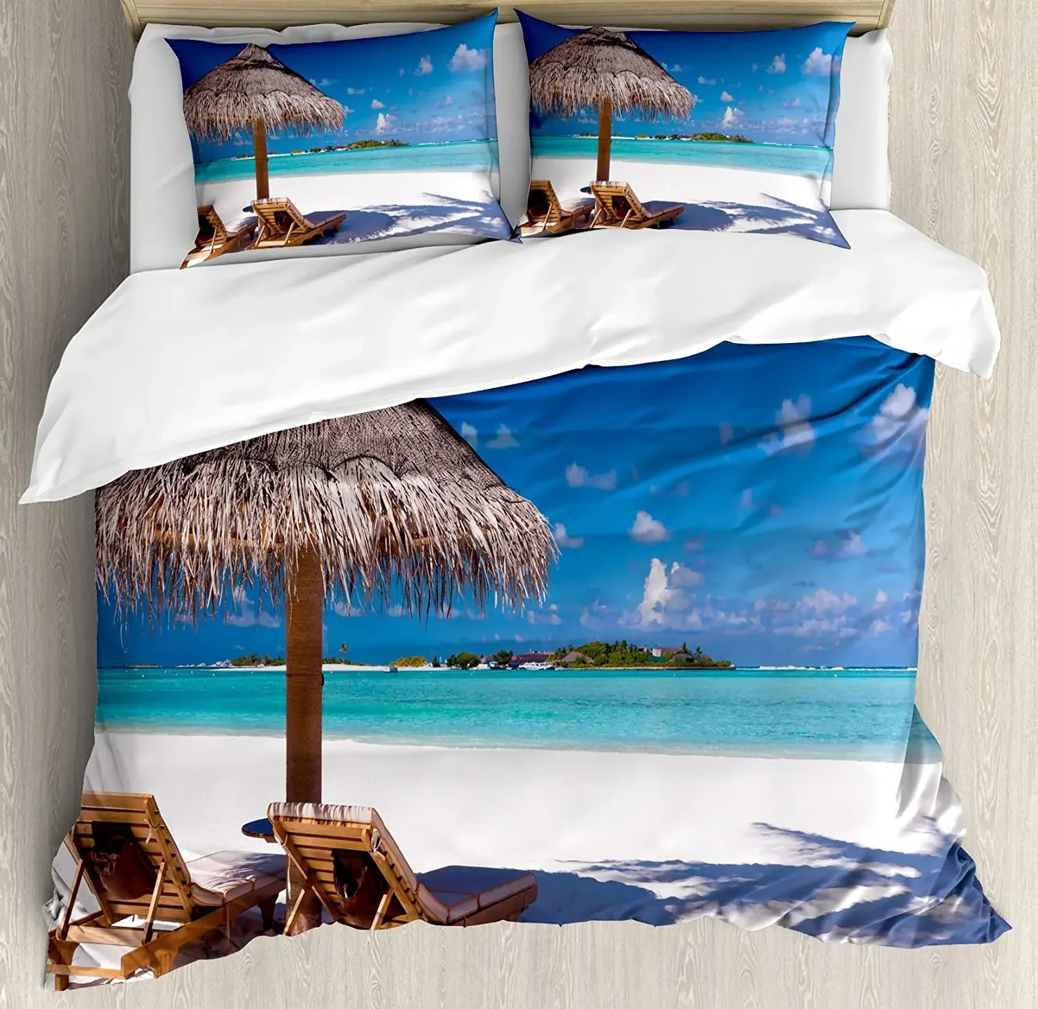 Landscape Bedding Set Island Caribbean Honeymoon Themed Bea 3pcs Duvet Cover Set Bed Set Quilt Cover Pillow Case Comforter Cover
Landscape Bedding Set Island Caribbean Honeymoon Themed Bea 3pcs Duvet Cover Set Bed Set Quilt Cover Pillow Case Comforter Cover