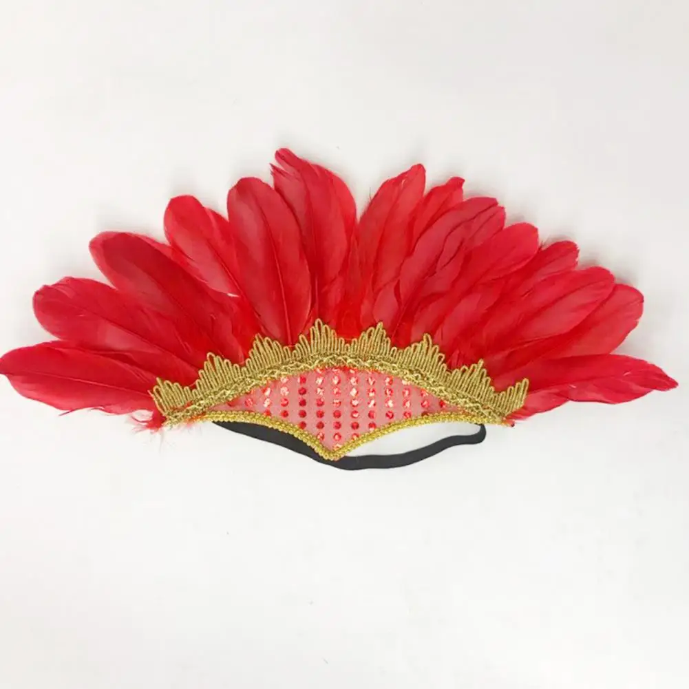 Colored Feather Hat Sparkling Chief Headdress with Colored Feathers Luxurious Carnival Hair Accessories for Party Ultralight
Colored Feather Hat Sparkling Chief Headdress with Colored Feathers Luxurious Carnival Hair Accessories for Party Ultralight