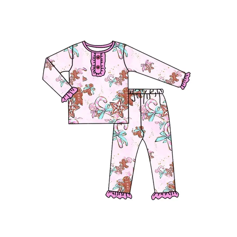 Christmas Pajamas Children's Clothing Round Neck Long Sleeve Lace Printed Pants Girls Suit Baby Long Sleeve Lapel Dress Boutique
Christmas Pajamas Children's Clothing Round Neck Long Sleeve Lace Printed Pants Girls Suit Baby Long Sleeve Lapel Dress Boutique