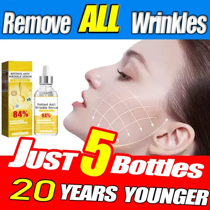 Retinol Instant WrinKLL Essence Moisturizing Fade Fine Lines Skin Face Serum Facial Skin Care Products
Retinol Instant WrinKLL Essence Moisturizing Fade Fine Lines Skin Face Serum Facial Skin Care Products