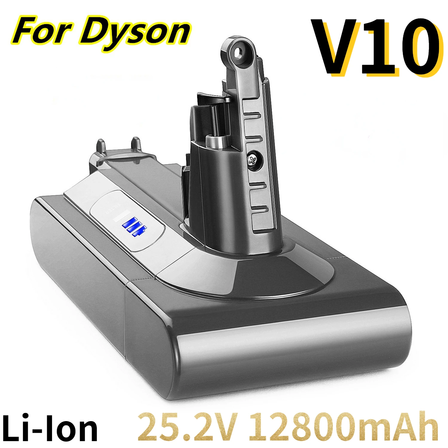 100%New Replacement 25.2V 12800mAh Lithium Battery For Ds Vacuum Cleaner cyclone V10 Absolute SV12 Fluffy
100%New Replacement 25.2V 12800mAh Lithium Battery For Ds Vacuum Cleaner cyclone V10 Absolute SV12 Fluffy