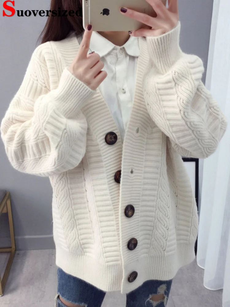 Hollow Out V-neck Knitted Cardigan Spring Fall Korean Elegant Basic Sweater Chaquetas Women's Casual Loose Knitewear Jackets
Hollow Out V-neck Knitted Cardigan Spring Fall Korean Elegant Basic Sweater Chaquetas Women's Casual Loose Knitewear Jackets