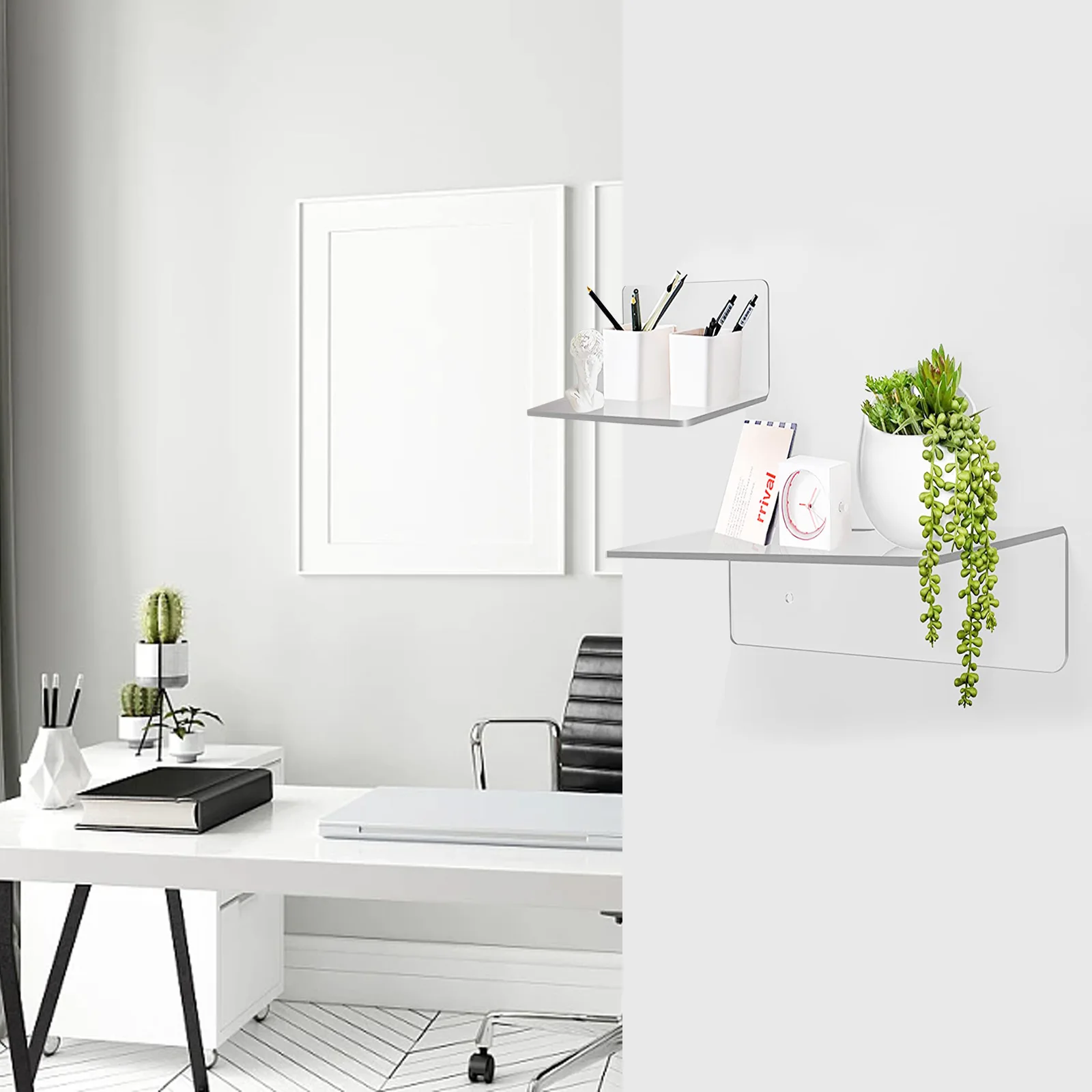 Bathroom Toilet Kitchen Storage Rack Acrylic Small Shelf For Wall Storage Clear Adhesive Shelf For Living Room
Bathroom Toilet Kitchen Storage Rack Acrylic Small Shelf For Wall Storage Clear Adhesive Shelf For Living Room
