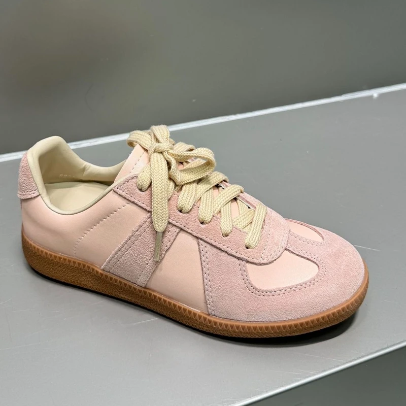 AUTUSPIN 17 Colors Women Training Sport Shoes Summer Autumn Fashion Sewing Ladies Lace-up Sneakers Contrast Casual Flats Female 54 Sa89108e0d6f3455da039e75d7f2d2f57N