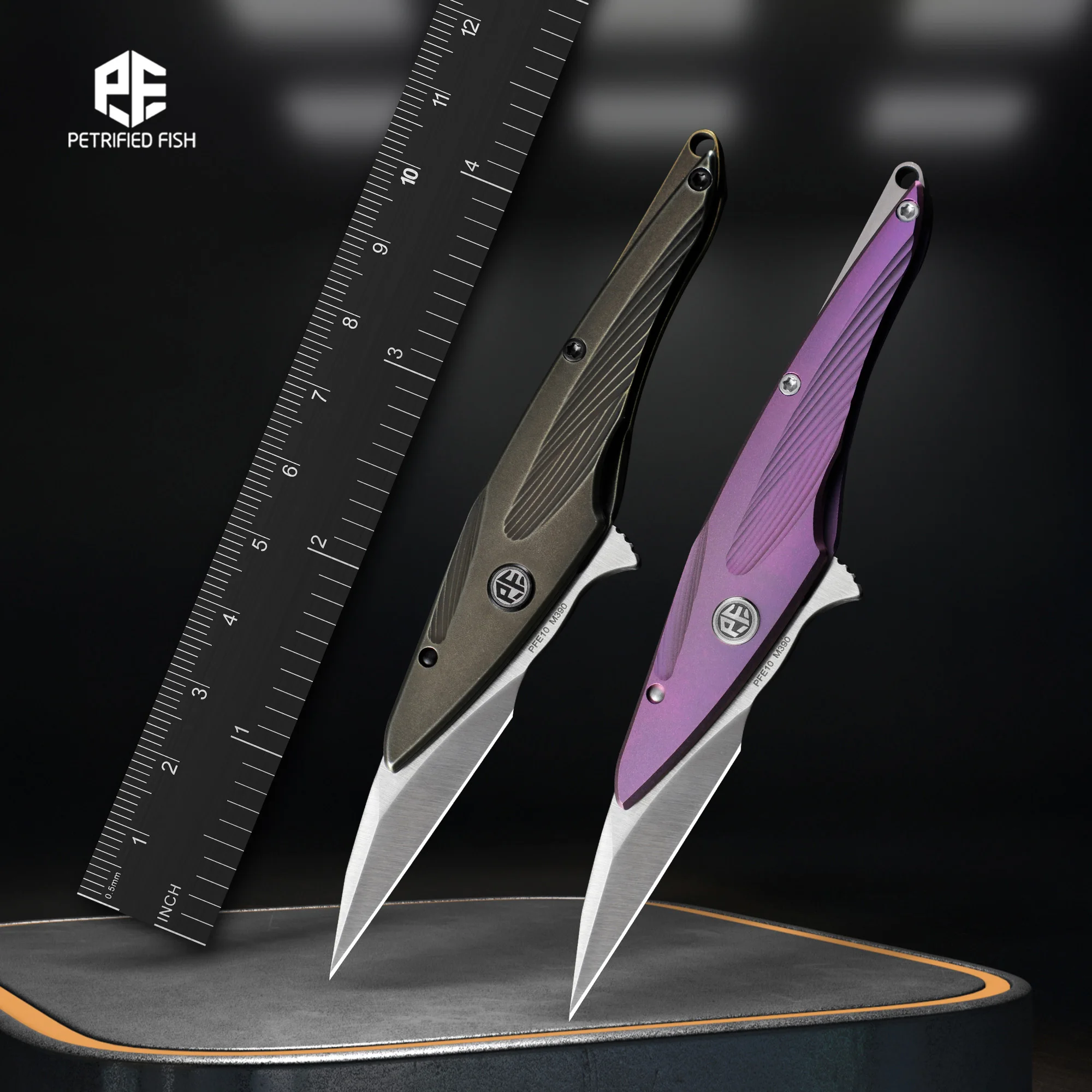 Petrified Fish PFE10 Mini Folding Pocket EDC Knife for Men M390 Steel Titanium Handle Camping Hunting Hiking Survival Hand Tools
Petrified Fish PFE10 Mini Folding Pocket EDC Knife for Men M390 Steel Titanium Handle Camping Hunting Hiking Survival Hand Tools