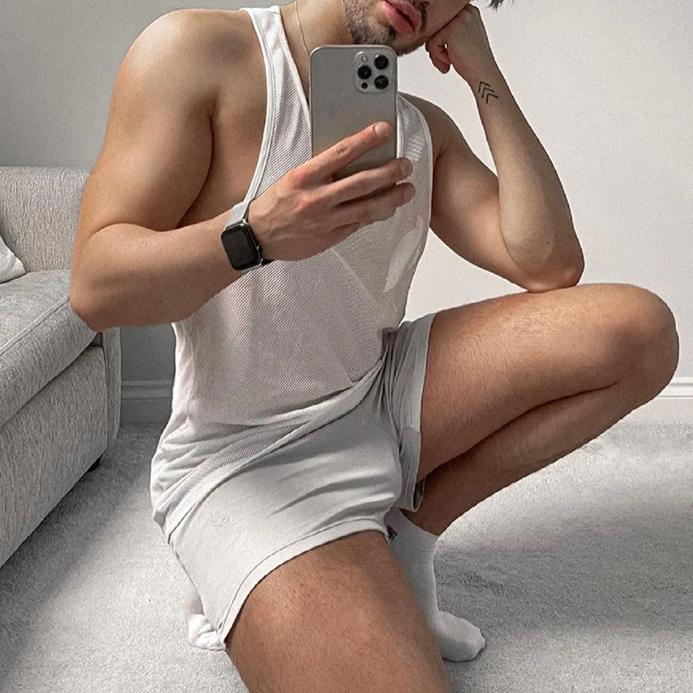 Hot Mens Male Breathable Hollow O Neck Regular Simple Sleeveless Slight Stretch Solid Color Streetwear Holiday
Hot Mens Male Breathable Hollow O Neck Regular Simple Sleeveless Slight Stretch Solid Color Streetwear Holiday