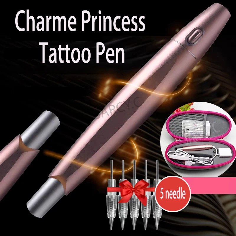 Dermografo Professional Makeup Tattoo Pen Machine Permanent Eyebrow Lip Contour Pen Beauty Art Tattoo Gun with Cartridge Needles
Dermografo Professional Makeup Tattoo Pen Machine Permanent Eyebrow Lip Contour Pen Beauty Art Tattoo Gun with Cartridge Needles