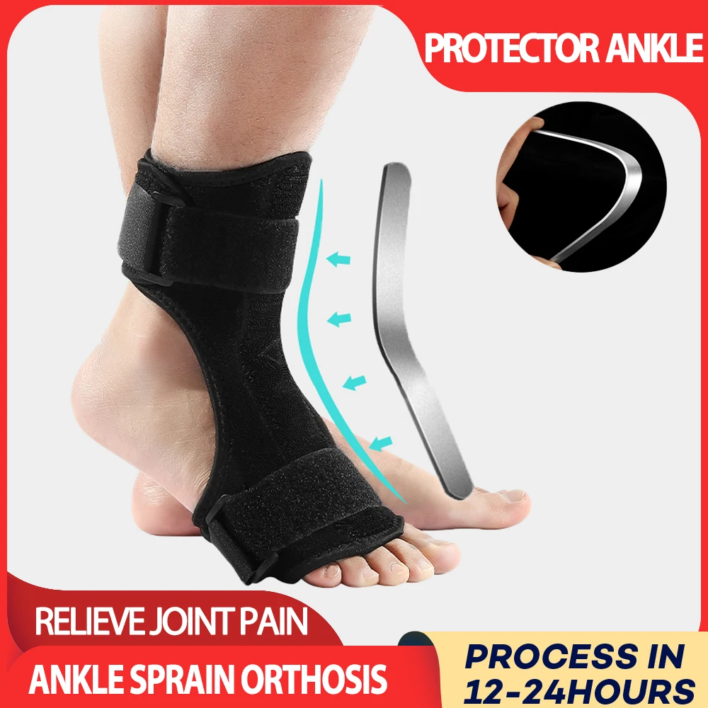 Adjustable Foot Guard Protector Ankle Support Strap Brace Ankle Sprain Orthosis Stabilizer Plantar Fasciitis Aluminum Support
Adjustable Foot Guard Protector Ankle Support Strap Brace Ankle Sprain Orthosis Stabilizer Plantar Fasciitis Aluminum Support