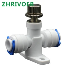 RO Water Flow Adjust Valve Regulator Waterflow Control Valve Connector Fitting Water Speed Controller Reverse Osmosis 1/4" Hose
RO Water Flow Adjust Valve Regulator Waterflow Control Valve Connector Fitting Water Speed Controller Reverse Osmosis 1/4" Hose
