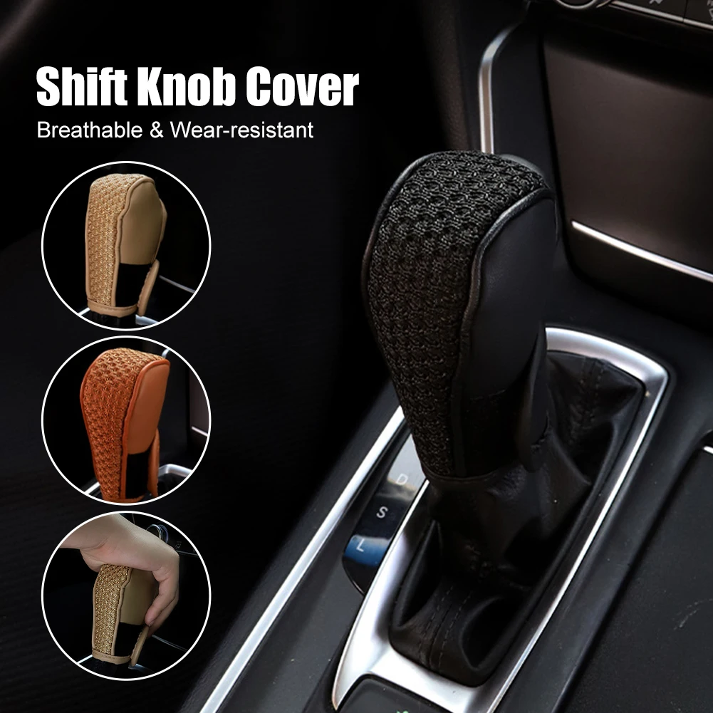 Anti Slip Car Gear Shift Knob Cover PU Ice Silk Shifter Knob Collar Protector Tools Handle Dustproof Sleeve Auto Accessories
Anti Slip Car Gear Shift Knob Cover PU Ice Silk Shifter Knob Collar Protector Tools Handle Dustproof Sleeve Auto Accessories