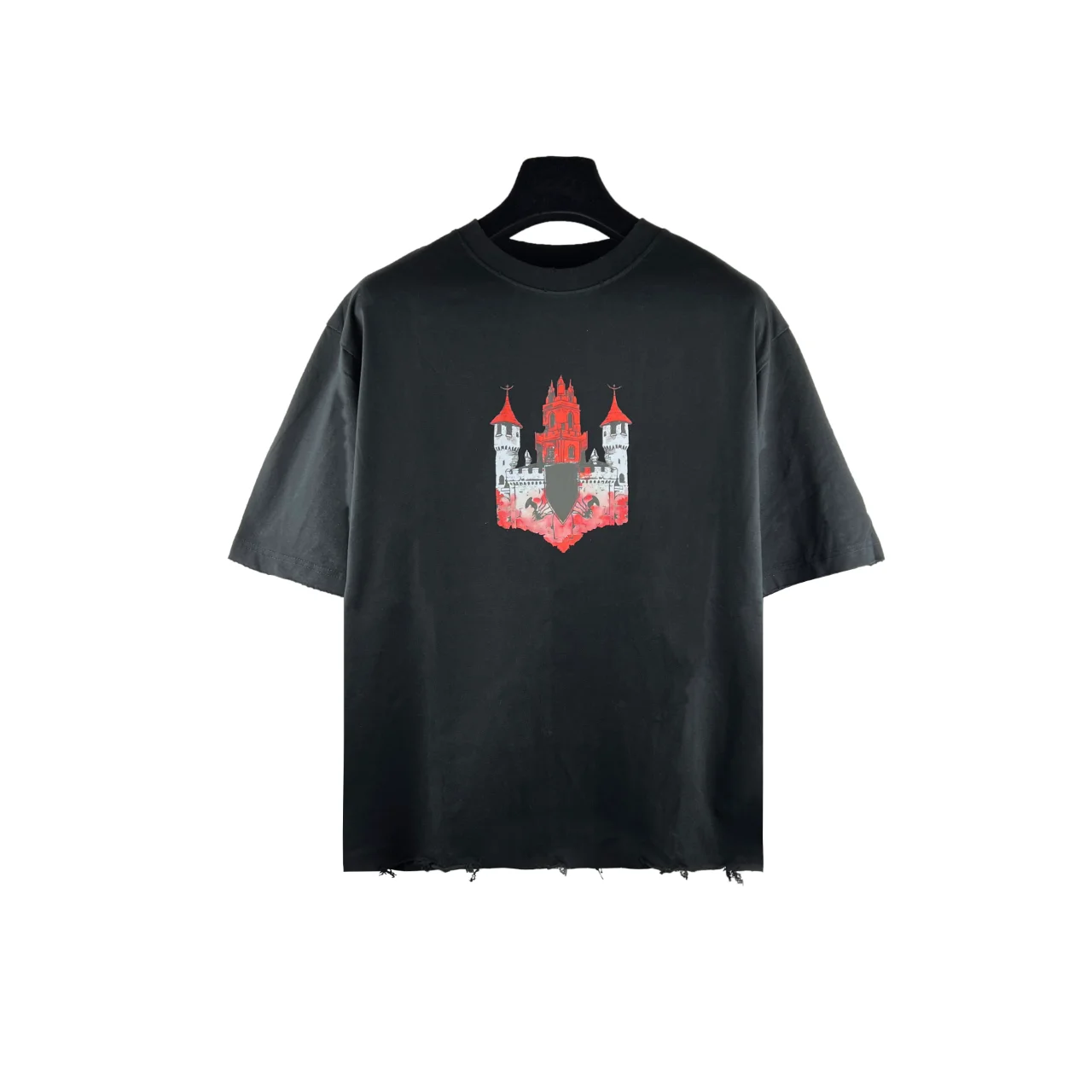 Летняя футболка для мужчин и женщин, модная Роскошная брендовая Футболка с принтом замка и вырезом лодочкой, 1:1, футболки для влюбленных пар
Летняя футболка для мужчин и женщин, модная Роскошная брендовая Футболка с принтом замка и вырезом лодочкой, 1:1, футболки для влюбленных пар