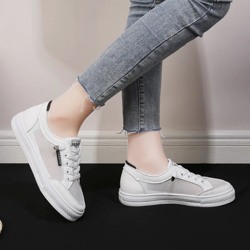 Women's Sneakers 2023 Summer Fashion Mesh Breathble Vulcanized Shoes Woman Platform Lace Up Casual Walking Running Shoes Ladies
Women's Sneakers 2023 Summer Fashion Mesh Breathble Vulcanized Shoes Woman Platform Lace Up Casual Walking Running Shoes Ladies