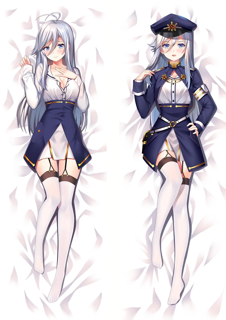 

2WAY 86-Eightysix- Dakimakura Cover 59" Vladilena Milize Pillowcase Cartoon Anime Hugging Body Pillow Otaku Bedding Pillowcases