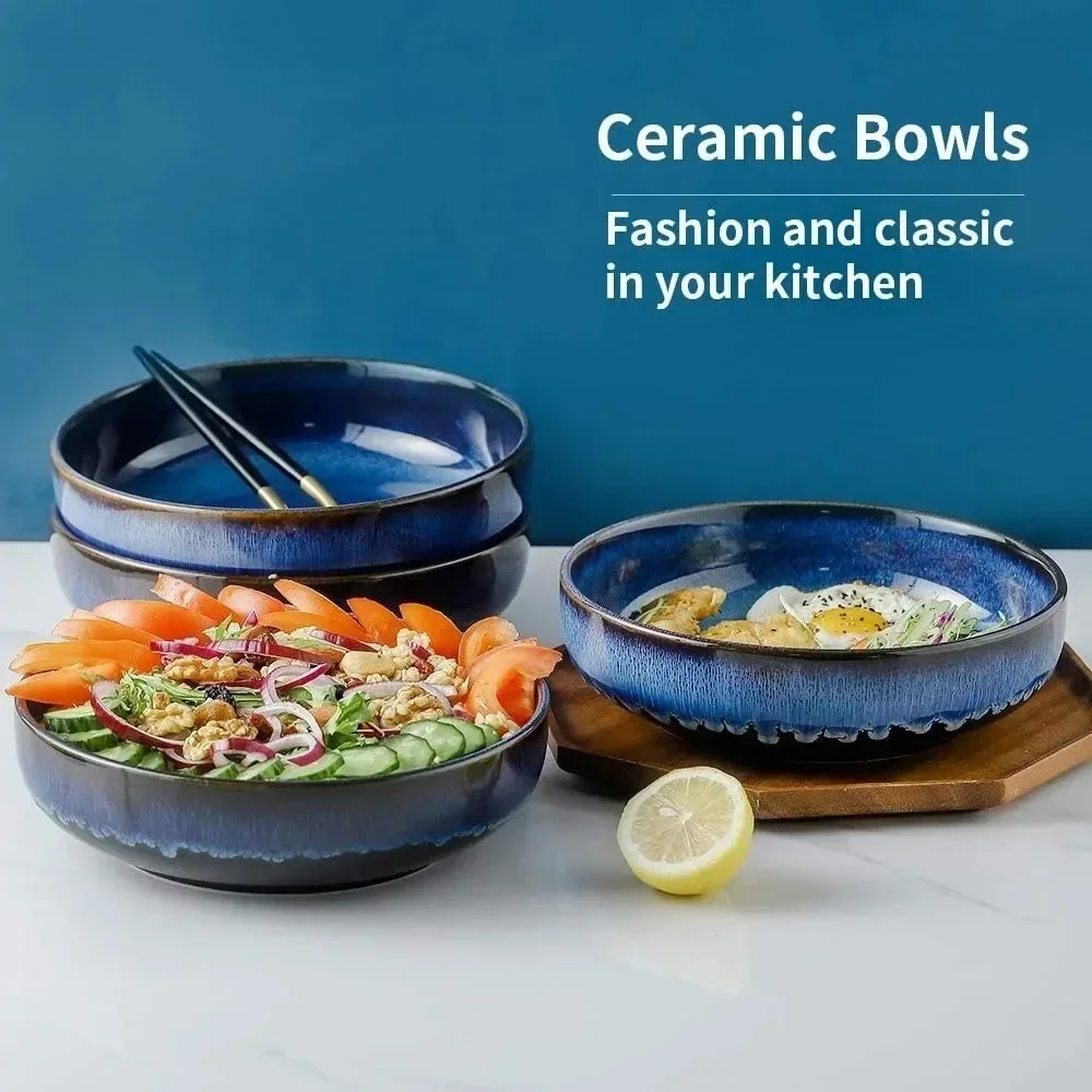 Bowl Tableware Set Plates Dinner Sets Free Shipping 46 OZ Pasta Bowls Set of 4 Large Bowl For Eating Stackable Serving Bowls Bar 
Bowl Tableware Set Plates Dinner Sets Free Shipping 46 OZ Pasta Bowls Set of 4 Large Bowl For Eating Stackable Serving Bowls Bar