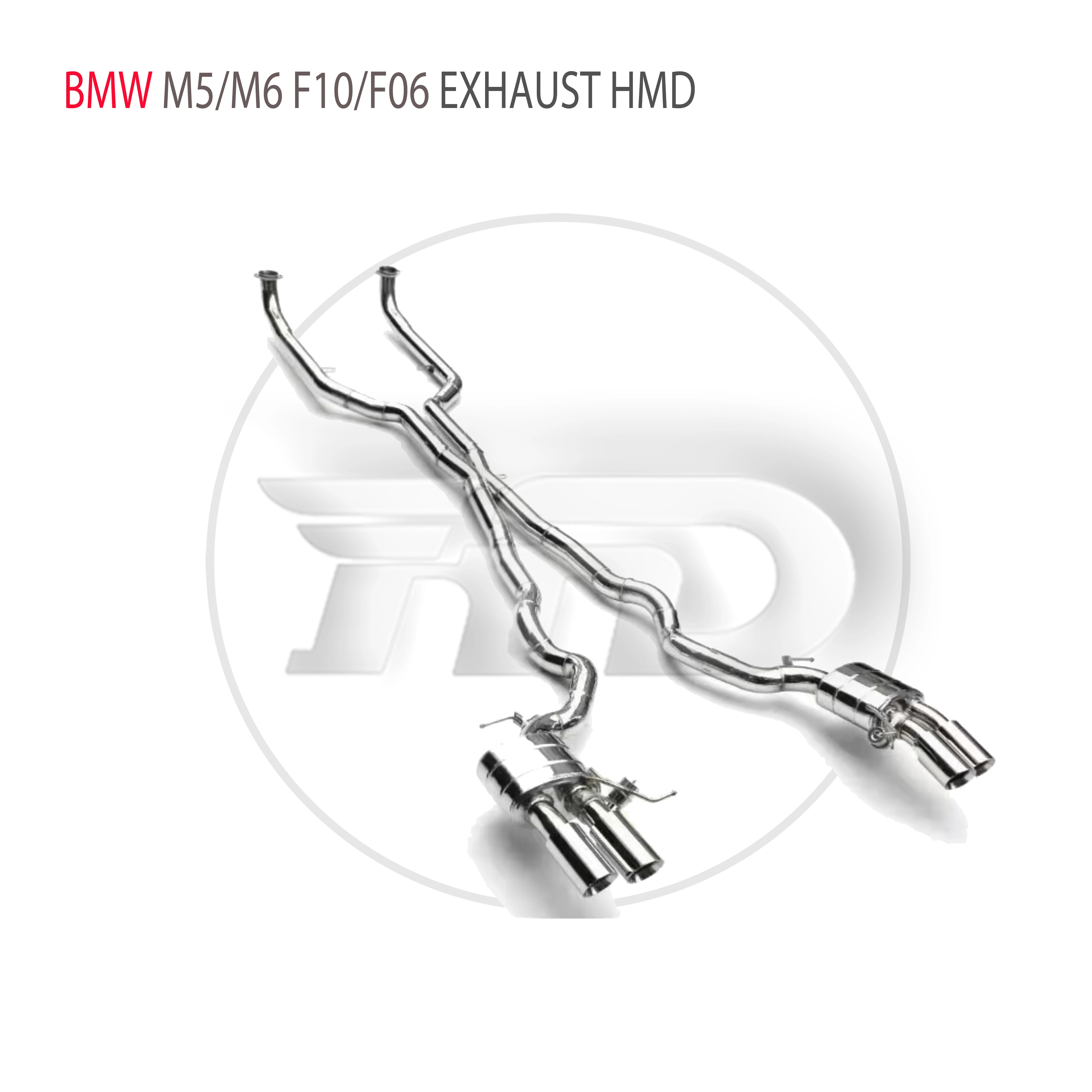 HMD Stainless Steel Exhaust System Performance Catback For BMW M5 M6 F10 F06 Auto Modification Electronic Valve Muffler
HMD Stainless Steel Exhaust System Performance Catback For BMW M5 M6 F10 F06 Auto Modification Electronic Valve Muffler