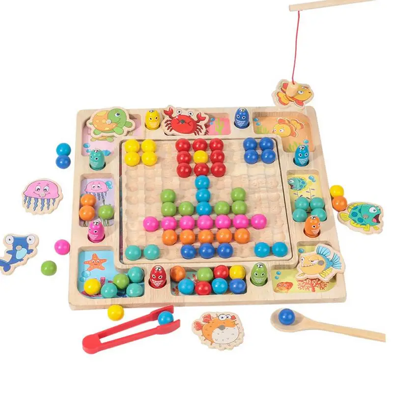 Wooden Beads Game Montessori Educational Early Learn Children Clip Ball Puzzle Fishing Board Game Toys Kids For Children Gifts
Wooden Beads Game Montessori Educational Early Learn Children Clip Ball Puzzle Fishing Board Game Toys Kids For Children Gifts