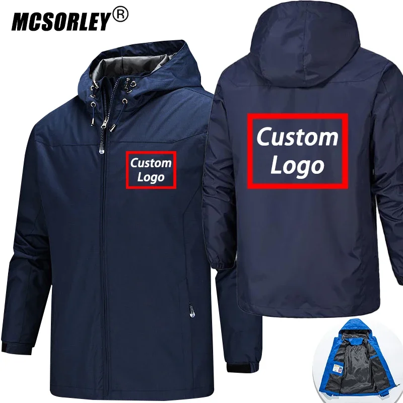 MCSORELY 2022 Spring Custom Logo Men Jacket DIY Print Zipper Coat Windproof Waterproof Jacket Unisex Outdoor Jackets Sportswear
MCSORELY 2022 Spring Custom Logo Men Jacket DIY Print Zipper Coat Windproof Waterproof Jacket Unisex Outdoor Jackets Sportswear