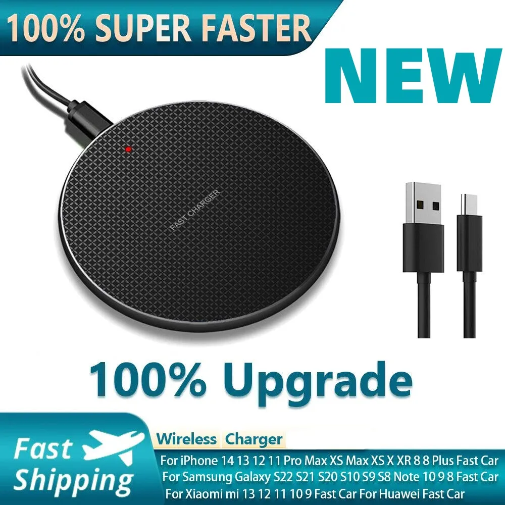10W Round Wireless Charger USB C Fast Charging Pad Quick Charge QC For iPhone 15 14 13 12 11 XS XR X Huawei Samsung S22 S21 S20
10W Round Wireless Charger USB C Fast Charging Pad Quick Charge QC For iPhone 15 14 13 12 11 XS XR X Huawei Samsung S22 S21 S20