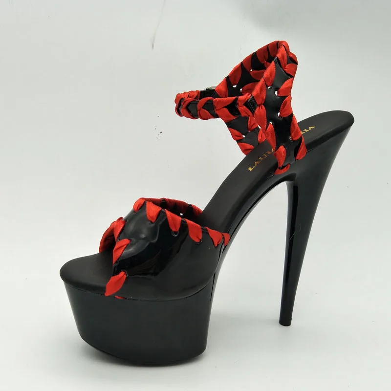 15Cm Super High Heeled Shoes Thick Platform Open Toe Roman Hollow All Match 6 Inches Stiletto Nightclub Pole Dancing Office Lady
15Cm Super High Heeled Shoes Thick Platform Open Toe Roman Hollow All Match 6 Inches Stiletto Nightclub Pole Dancing Office Lady