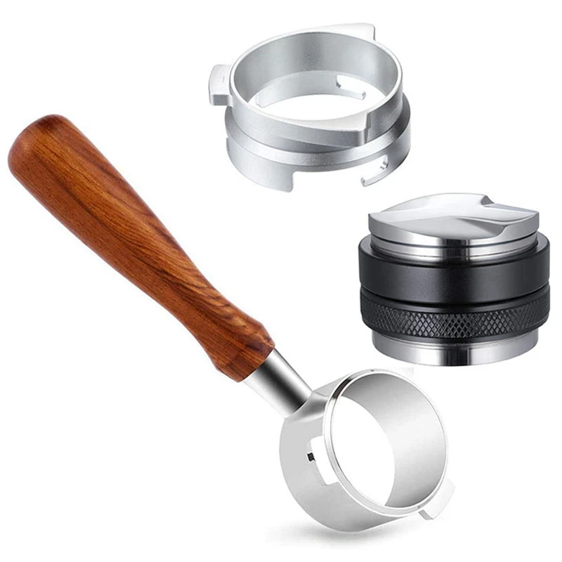 54Mm Coffee Bottomless Portafilter, For Breville 870/878/880 With 53Mm Coffee Distributor & Tamper And Dosing Funnel Set
54Mm Coffee Bottomless Portafilter, For Breville 870/878/880 With 53Mm Coffee Distributor & Tamper And Dosing Funnel Set