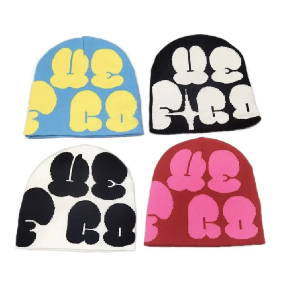 Wool Acrylic Knitting Cap Hat Gift Y2k Letter Printing Beanie Bonnet Ins Warm Hip Hop Cap Men Women
Wool Acrylic Knitting Cap Hat Gift Y2k Letter Printing Beanie Bonnet Ins Warm Hip Hop Cap Men Women